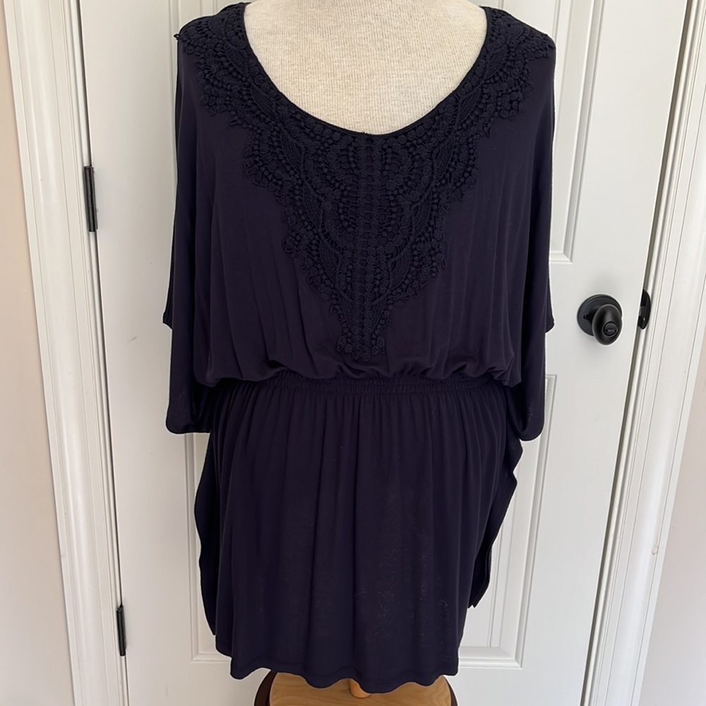 Lane Bryant Navy Top